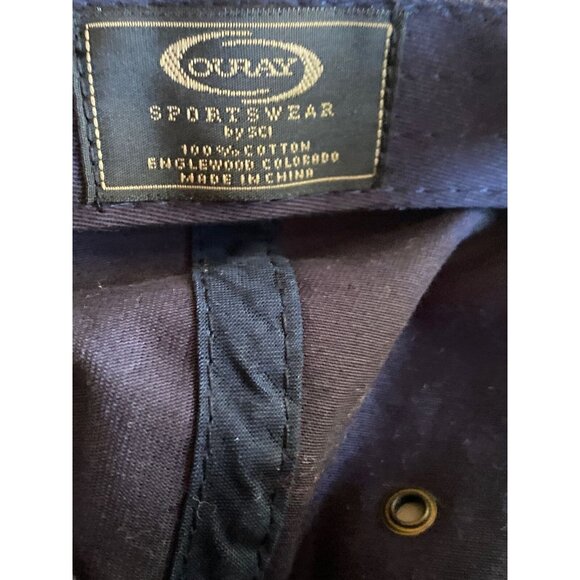 Ludington Michigan Embroidered Navy Blue Adjustable Baseball Cap - Picture 5 of 6